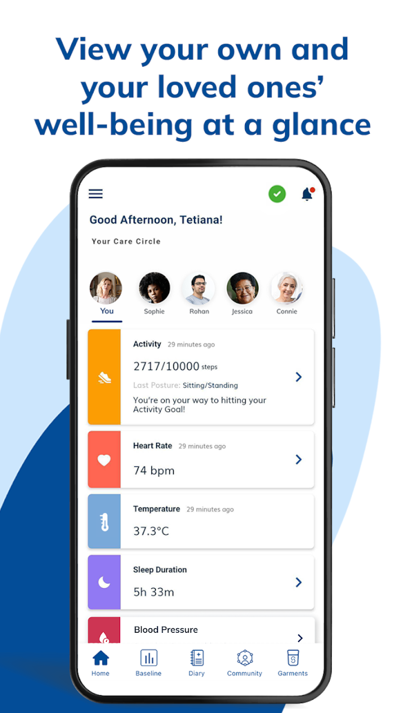 Myant Health - SKIIN screenshot 1
